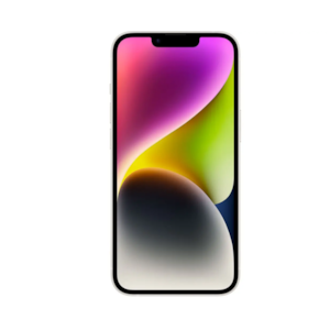 Nome do produto de Apple iPhone 14 128GB Estelar 6,1” 12MP iOS 5G com título em duas linhas